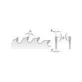 CMT 285.660.10M FINE FINISH 250x0.126”/0.087”x30mm T=60 ATB